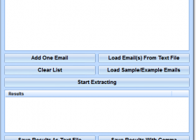 Extract Email ID From Multiple Email Addresses Software screenshot