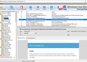 eSoftTools Windows Live Mail Converter screenshot