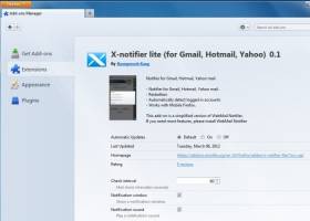 X-notifier screenshot