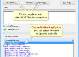MSG to PDF Conversion screenshot