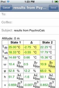 PsychroCalc screenshot