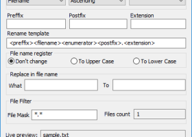 Easy File Rename screenshot