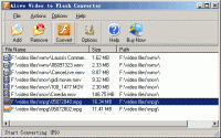 Alive Video to Flash Converter screenshot