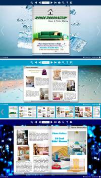 Flipbook_Themes_Package_Neat_Blue screenshot
