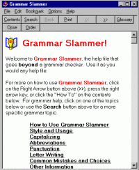 Grammar Slammer screenshot