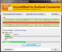 Move IncrediMail to Outlook screenshot