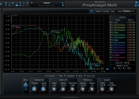 Blue Cat's FreqAnalyst Multi screenshot