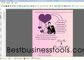 Wedding Card Designer Software screenshot