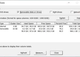 DiskSizes screenshot