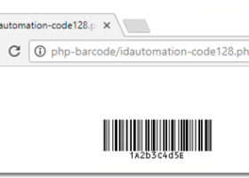 PHP Barcode Generator Script screenshot