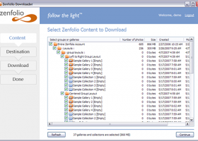 Zenfolio Downloader screenshot