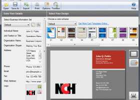 CardWorks Business Card Software Free screenshot