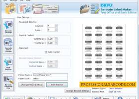 Bar code Labels Generator screenshot