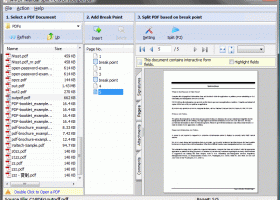 A-PDF Manual Split screenshot