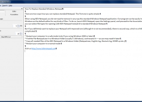 BDV Notepad screenshot