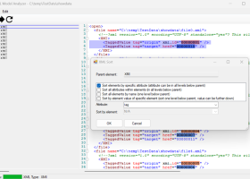 XML Model Analyzer screenshot