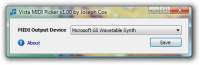 Vista Midi Picker screenshot