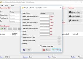 isimSoftware Bell Scheduling Software screenshot