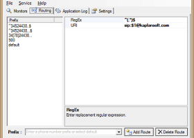 TekSIP Route Server screenshot