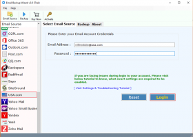 Europe.com Email Backup Software screenshot