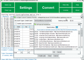 CSV2QBO Convert screenshot