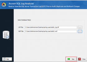 SQL Log Analyzer Tool screenshot