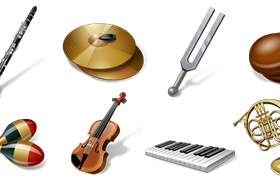Icons-Land Vista Style Musical Instruments Icon Set screenshot