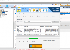 eSoftTools EML Converter screenshot