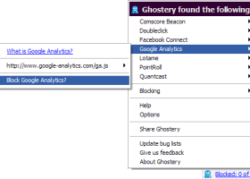 Ghostery for Opera screenshot