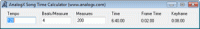 AnalogX Songtime screenshot