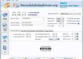 Barcodes screenshot