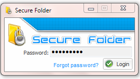 Portable Secure Folder screenshot