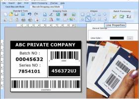 Windows Batch Barcode Labeling Software screenshot