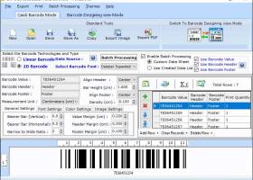 Business Barcode Creating Application screenshot