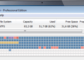 Portable Defraggler screenshot