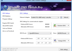 ChrisPC DNS Switch Pro screenshot