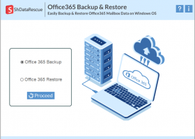 ShDataRescue Office 365 Backup Software screenshot