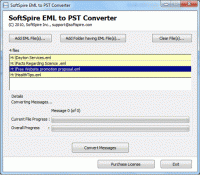 Importing EML into Outlook screenshot