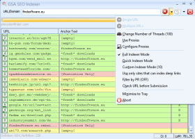 GSA SEO Indexer screenshot