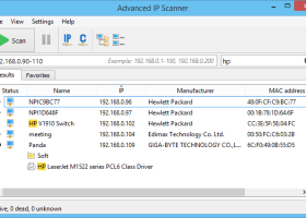 Advanced IP Scanner screenshot