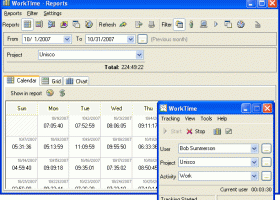 WorkTime screenshot