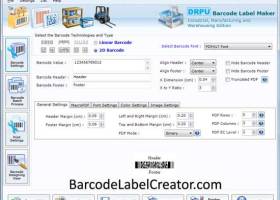 Barcode Label Creator for Manufacturing screenshot