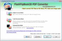 FlashFlipBook3D PDF Converter Freeware screenshot