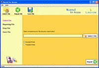 Kernel Access Database Repair Software screenshot