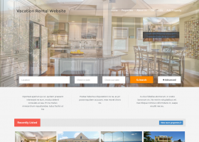 Vacation Rental Website screenshot