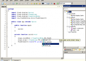 FlashDevelop screenshot