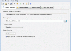 DTM Database Content Analyzer screenshot