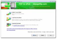 Free 3DPageFlip PDF to ePub Converter screenshot