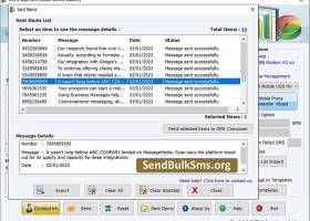 Bulk SMS Software for Multi Mobile screenshot