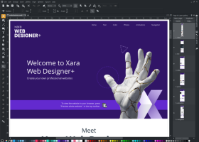 Xara Web Designer screenshot